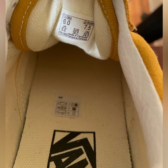 Mustard Yellow Old Skool Vans - Picture 3 of 6